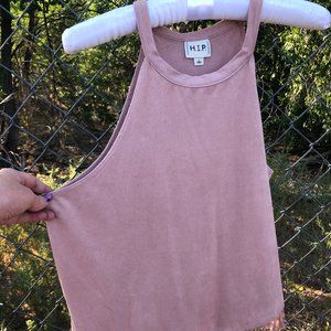 Pink Tassel Tank Top